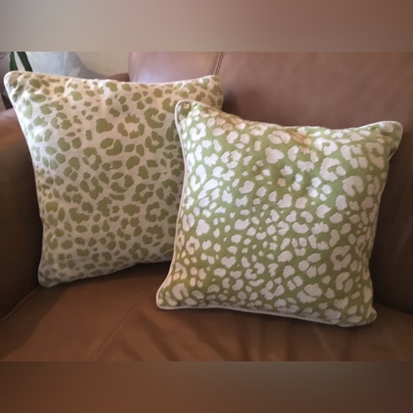 Pier 1 Bedding Pier One Leopard Print Set Of 2 Pillows Poshmark
